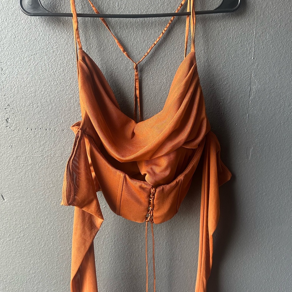 Oh Polly Vibrant Orange Camisole